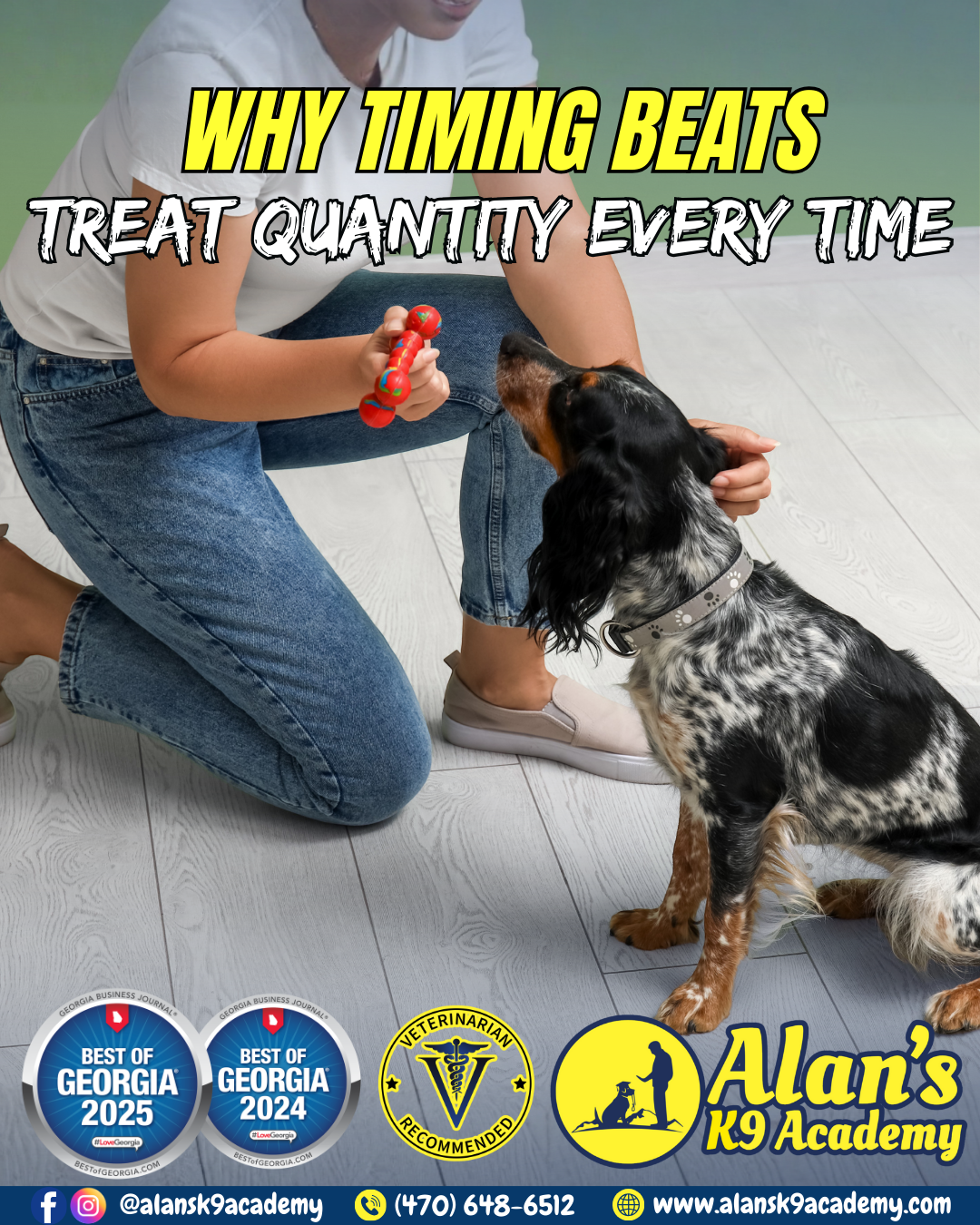 Picture of 🐾 Why Timing Beats Treat Quantity Every Time